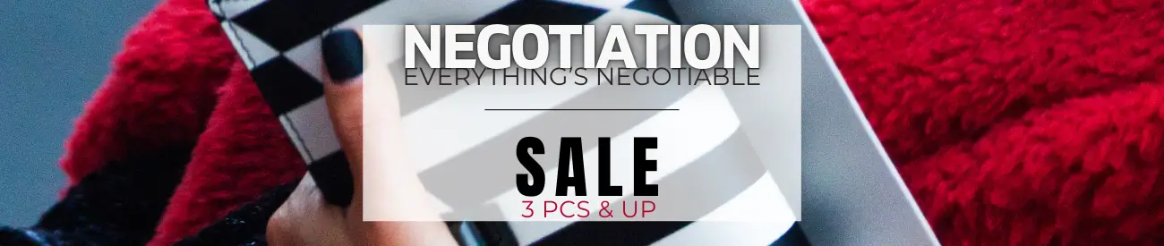 EVERYTHING'S NEGOTIABLE SALE - 3 PCS & UP. Name Your Price Now on All Great High Quality Brands at already Best Wholesale Prices