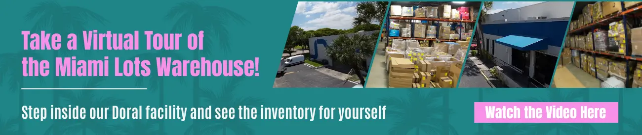 Miami Lots Liquidation Warehouse Fly Through