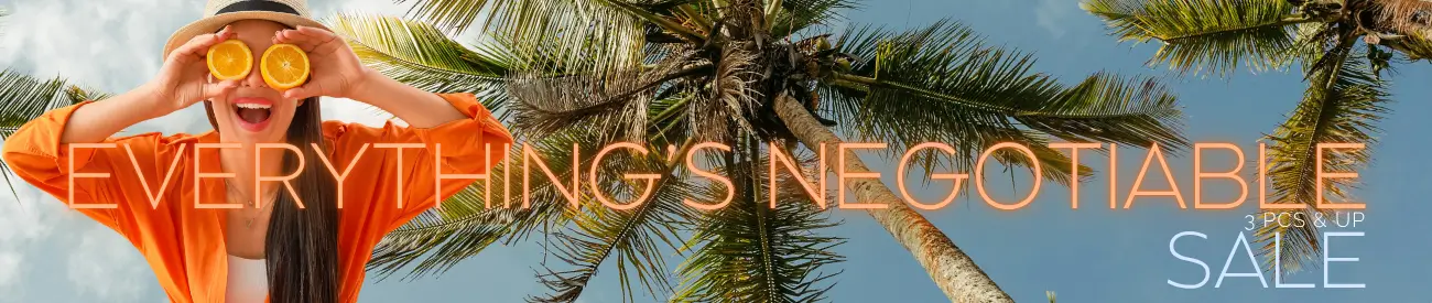 EVERYTHING'S NEGOTIABLE SALE - 3 pcs & up. Choose & Stock Now with All Top High Quality Brand at already Best Wholesale Prices.