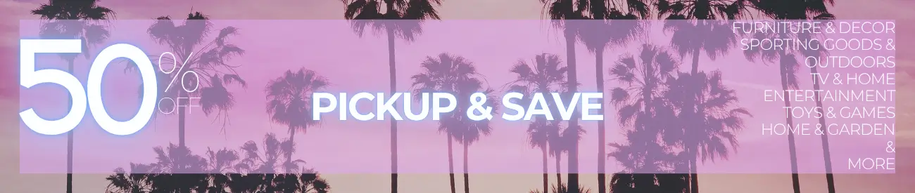 50% OFF PICKUP AND SAVE SALE. Enjoy savings by picking up your order from our Miami Warehouse. Stock Top High Quality Brands.