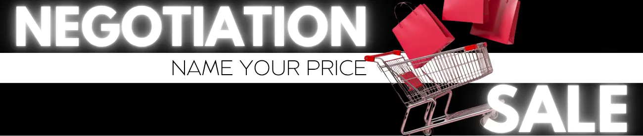 NEGOTIATION SALE: Name Your Price Now & Stock Top High Quality Brands - Already Best Wholesale Prices.