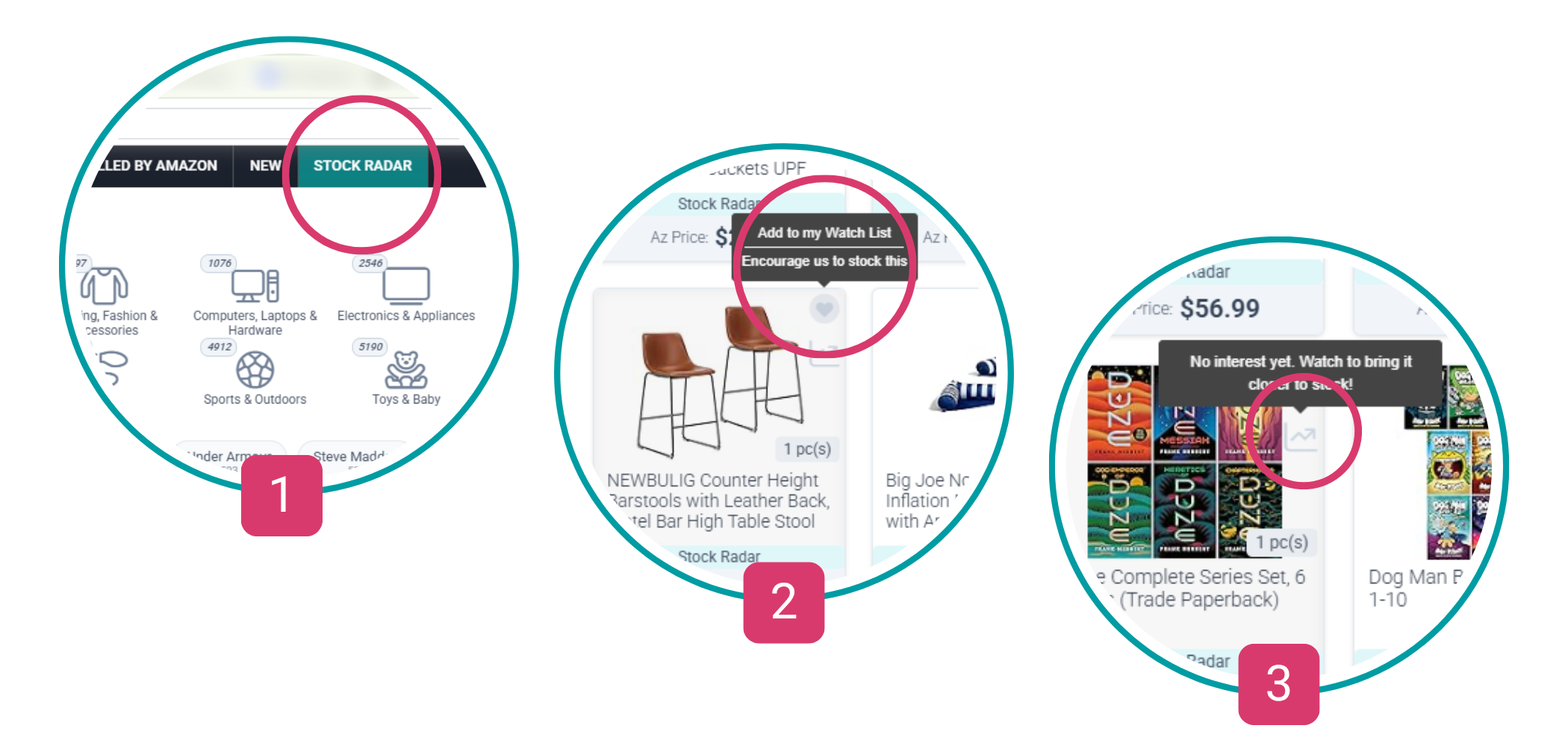Decida qué artículos añadimos